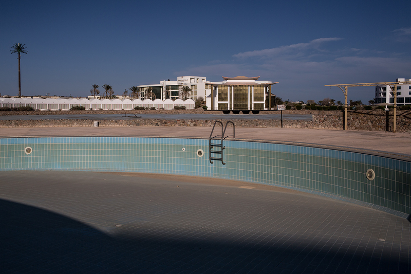 Empty swimming pool at an abandoned resort (Photo: Chris McGrath/Getty Images)